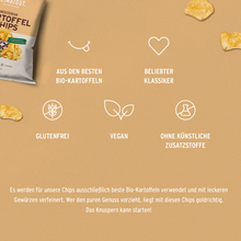 Lade das Bild in den Galerie-Viewer, BIO Kartoffelchips Rosmarin
