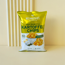 Lade das Bild in den Galerie-Viewer, BIO Kartoffelchips Sour Cream Style (vegan)
