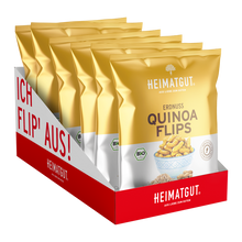 Lade das Bild in den Galerie-Viewer, BIO Erdnuss Quinoa Flips - Heimatgut® 100% Natürliche Snacks – Bio, Vegan, Frei von Zusatzstoffen
