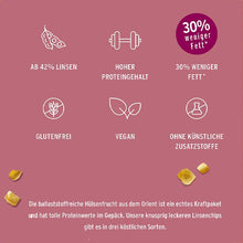 Lade das Bild in den Galerie-Viewer, BIO Linsen Chips Sweet Chili
