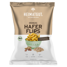 Lade das Bild in den Galerie-Viewer, BIO Erdnuss Hafer Flips - Heimatgut® 100% Natürliche Snacks – Bio, Vegan, Frei von Zusatzstoffen
