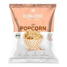 Lade das Bild in den Galerie-Viewer, BIO Popcorn Zimt - Heimatgut® 100% Natürliche Snacks – Bio, Vegan, Frei von Zusatzstoffen
