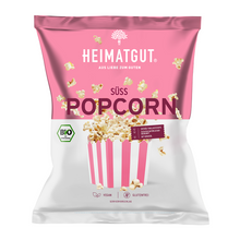 Lade das Bild in den Galerie-Viewer, BIO Popcorn Süß Maxi - Heimatgut® 100% Natürliche Snacks – Bio, Vegan, Frei von Zusatzstoffen
